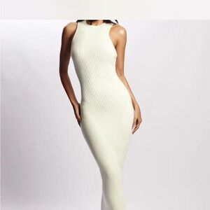 Meshki Cream Sleeveless Dress size small